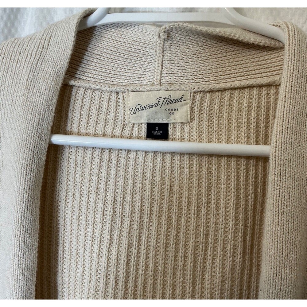 Universal Thread Beige Open Front Cardigan Women’s Small SEE PICTURES